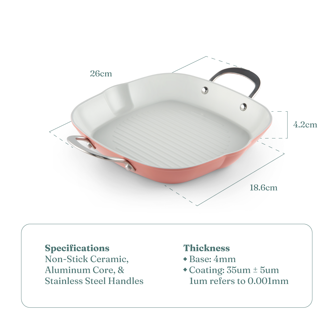 [CLEARANCE] Cosmo Grill Pan 26cm