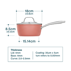 [CLEARANCE] Cosmo Saucepan 18cm